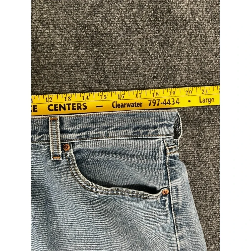 Levi's 501xx Jeans Mens ‎ Blue Button Fly Straight Leg Cotton Size 38X34 USA
